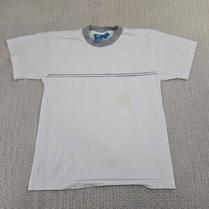 Vintage Big Dogs‎ Shirt Kids Youth Large White Short Sleeve